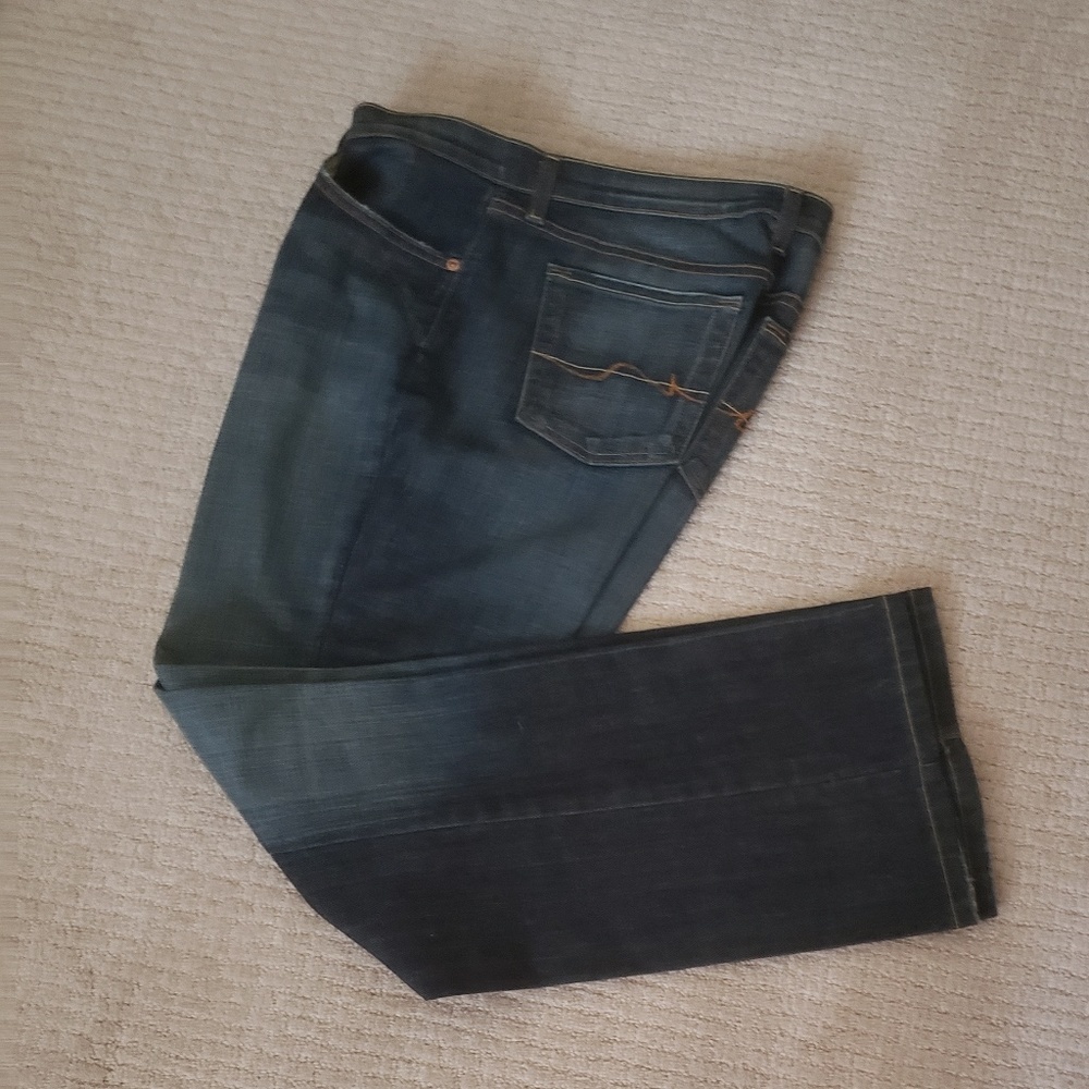 David Kahn Boot Cut Black Jeans 10 LIKE NEW